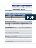 Modelo Plan Gestion Proyectos Referencia