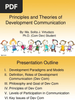 Principles and Theories of Dev Com