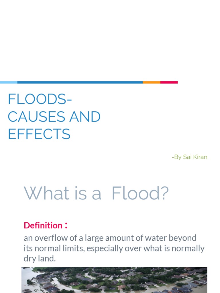 FloodsCauses and Effects PDF Flood Storm Drain