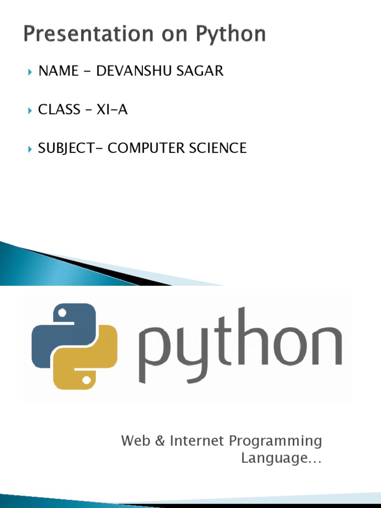 Python | Download Free PDF | Python (Programming Language) | Scripting ...