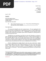 28 June 2019 Letter From Ithaca Plaintiffs v. Trump Panama