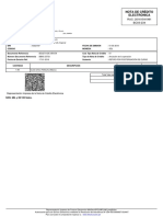 Nota de crédito por retiro de curso hidráulica