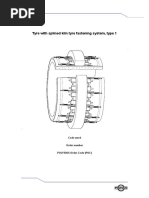 Tyre With Splined Kiln Tyre Fastening System, Type 1