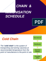 Cold Chain & Immunisation Schedule