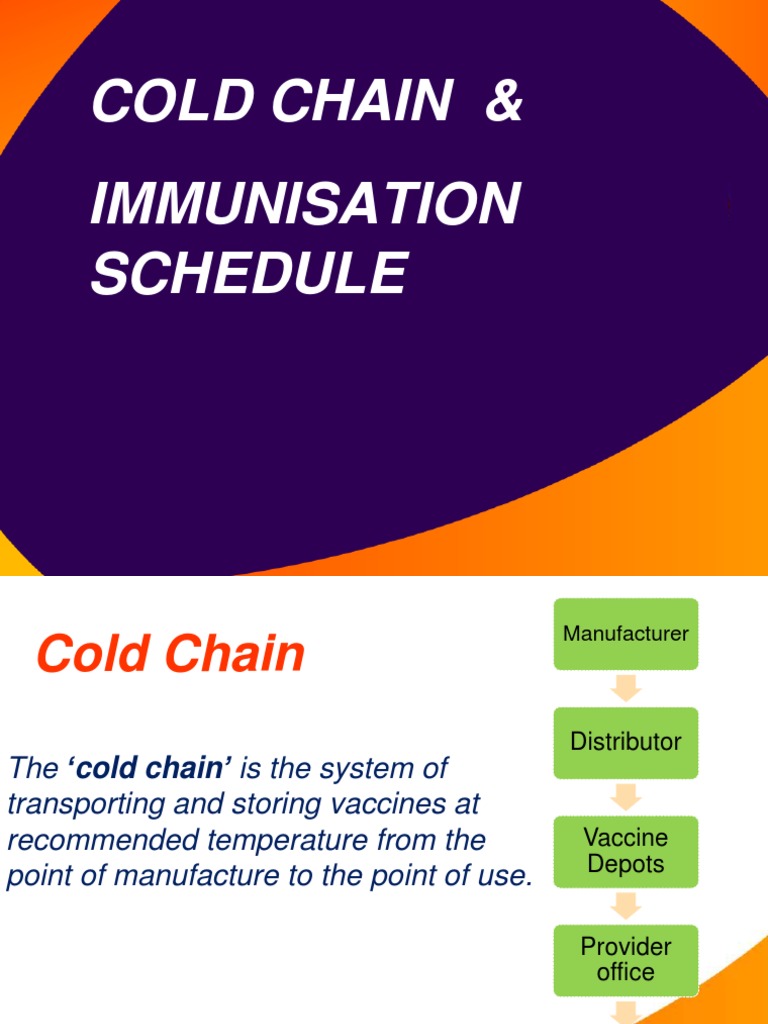 Vaccine Cold Chain Essentials | PDF | Vaccines | Refrigerator