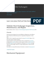 Artículo SD Tubular Heat Exchanger Inspection Maintenace, and Repair PDF