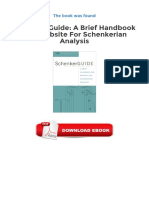 Free Ebooks Schenker Guide A Brief Handbook and Website For Schenkerian Ana PDF