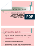 Crystal Physics by Imran Aziz