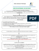 Procedure de Soutenance CEDoc Sciences Et Techniques