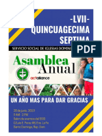 Lvii Asamblea Anual Del Ssid, 2019