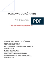 Poslovno odlučivanje