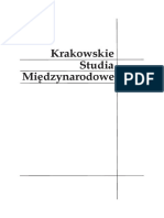 Krakowskie Studia Międzynarodowe Nr3 2013