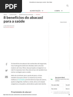 8 Benefícios Do Abacaxi Para a Saúde - Ativo Saúde