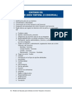 Modelo de acuerdo de Unión Temporal o Consorcio para procesos de contratación pública