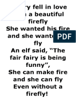 A Fairy Fell in Love With A Beautiful Firefly