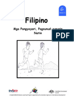 Filipino 6 DLP 10 - Mga Pangyayari, Pagsunud-Sunurin Natin