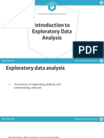 Statistical Thinking in Python I: Introduction To Exploratory Data Analysis