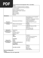 Lineamientos para El Proyecto Sociointegrador UNES 2018