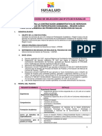 Bases Del Proceso de Selección Cas Nº 073