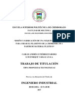 Trabajo de Titulación: Escuela Superior Politécnica de Chimborazo