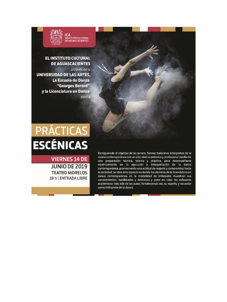 Programa de Mano | PDF | Las artes escénicas | Bailes