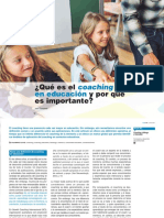 Que Es El Coaching en Educacion y Por Que Es Importante PDF