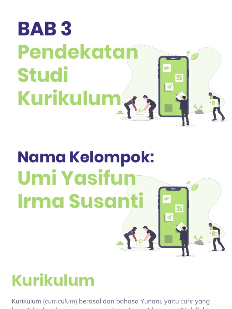 Bab 3 Pendekatan Studi Kurikulum Pdf