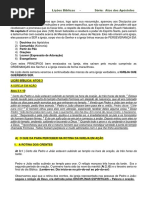 Lição Biblia sobre Atos 3