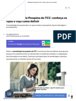 Pesuisa em TCC