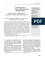 Accidente Cerebrovascular Embólico Secundario A Fibroelastoma Papilar de Válvula Mitral PDF