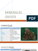 Minerales Oxidados
