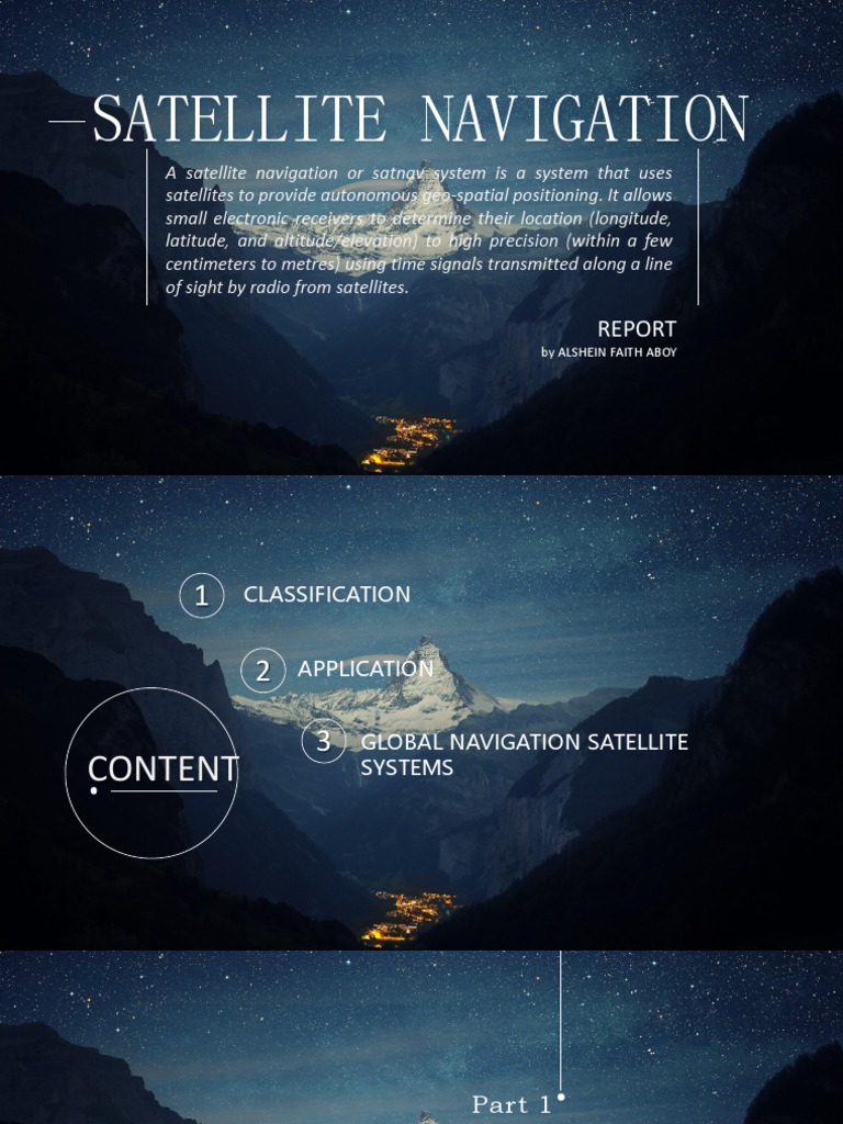 Overview of Satellite Navigation Systems | PDF | Navigation | Radio