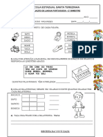 Avaliação - 2º Português - 2013