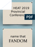 SFC Heat 2019 Provincial Conference