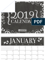 Calendar Calendar: For Personal Use Only, Not For Resale or Distribution