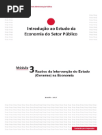 Módulo 3 - Razões Da Intervenção Do Estado (Governo) Na Economia (Final)
