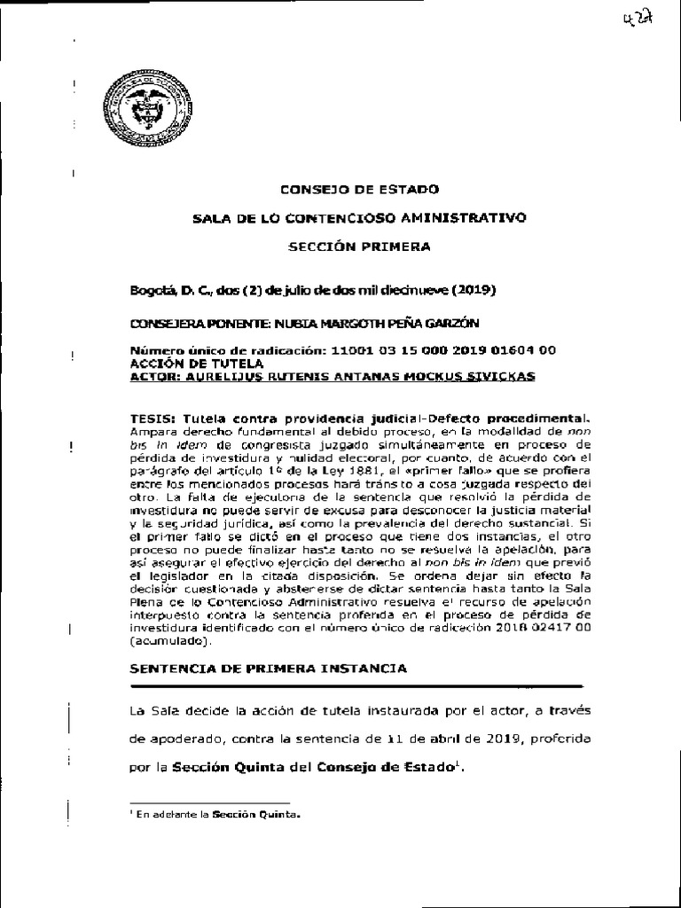 Fallo | PDF | Sentencia (ley) | Caso de ley