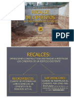 Sumuraciones y Recalces