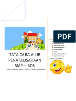 Tata Cara Alur Penatausahaan Siapbos 