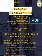 Semiología: Aparato Respiratorio 1SxSg2014