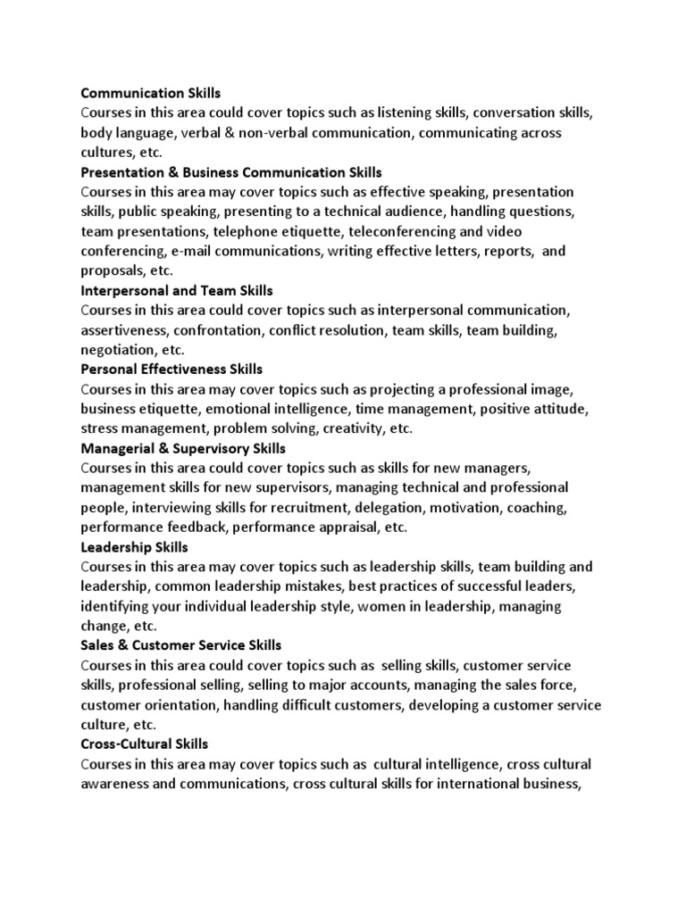 Professional Skills Development | PDF | Team Building | Communication
