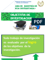 Tema #05 Objetivos de La Investigacion