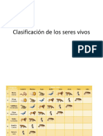 Clasificación de Los Seres Vivos