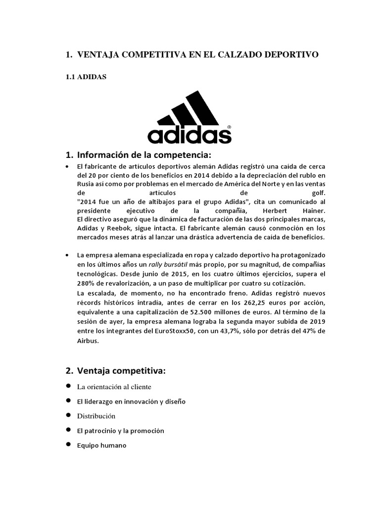 Preg1 PDF Adidas | Calidad (comercial)