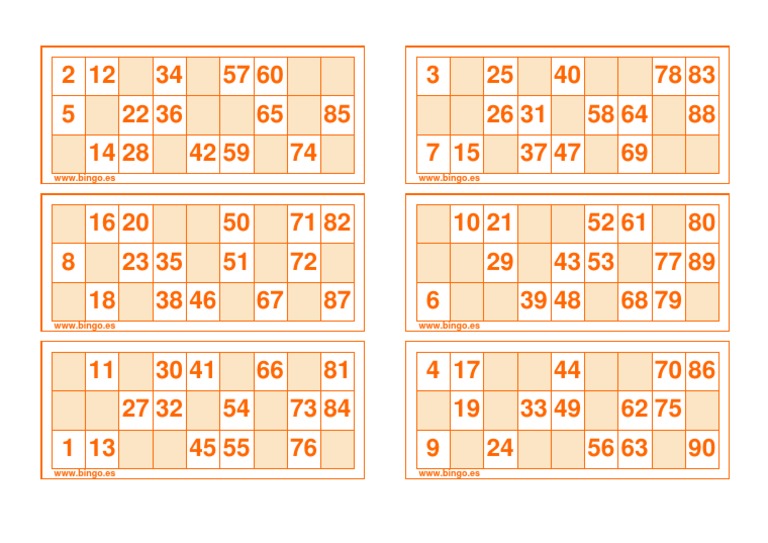 192 Cartones de Bingo troquelados Reutilizables, cartones Bingo troquelados para facilitar la Marca de los números con los Dedos. Cartones Bingo de 90 Bolas. (Rosa