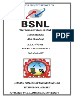 Marketing Strategy Of BSNL