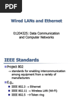 Wired Lans and Ethernet: 01204325: Data Communication and Computer Networks