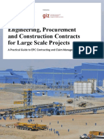 Engineering, Procurement and Construction Contracts For Large Scale Projects