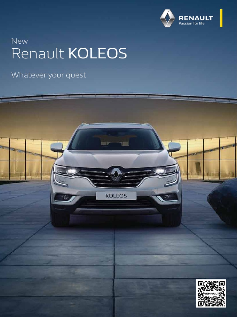 Renault Koleos Brochure PDF Automatic Transmission Anti Lock
