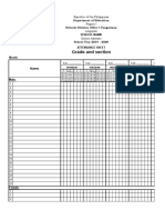 Attendance Sheet (Class Advisers)